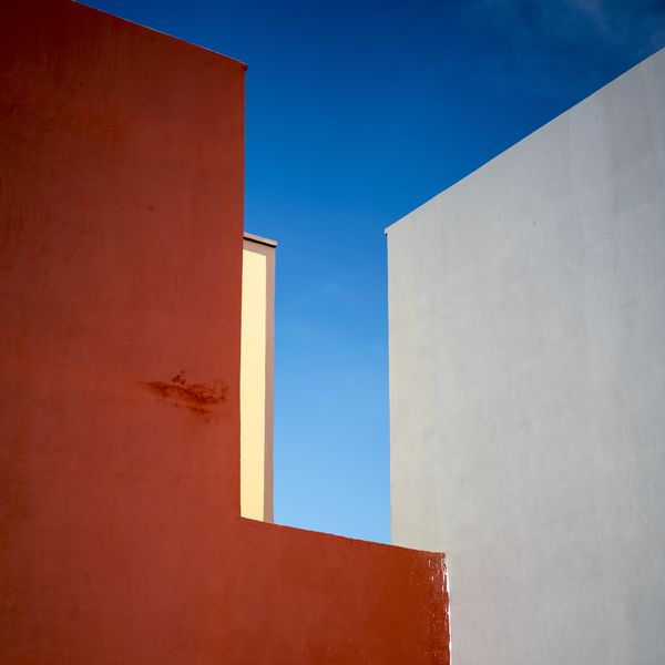 rouge, cube, maroc, mondrian