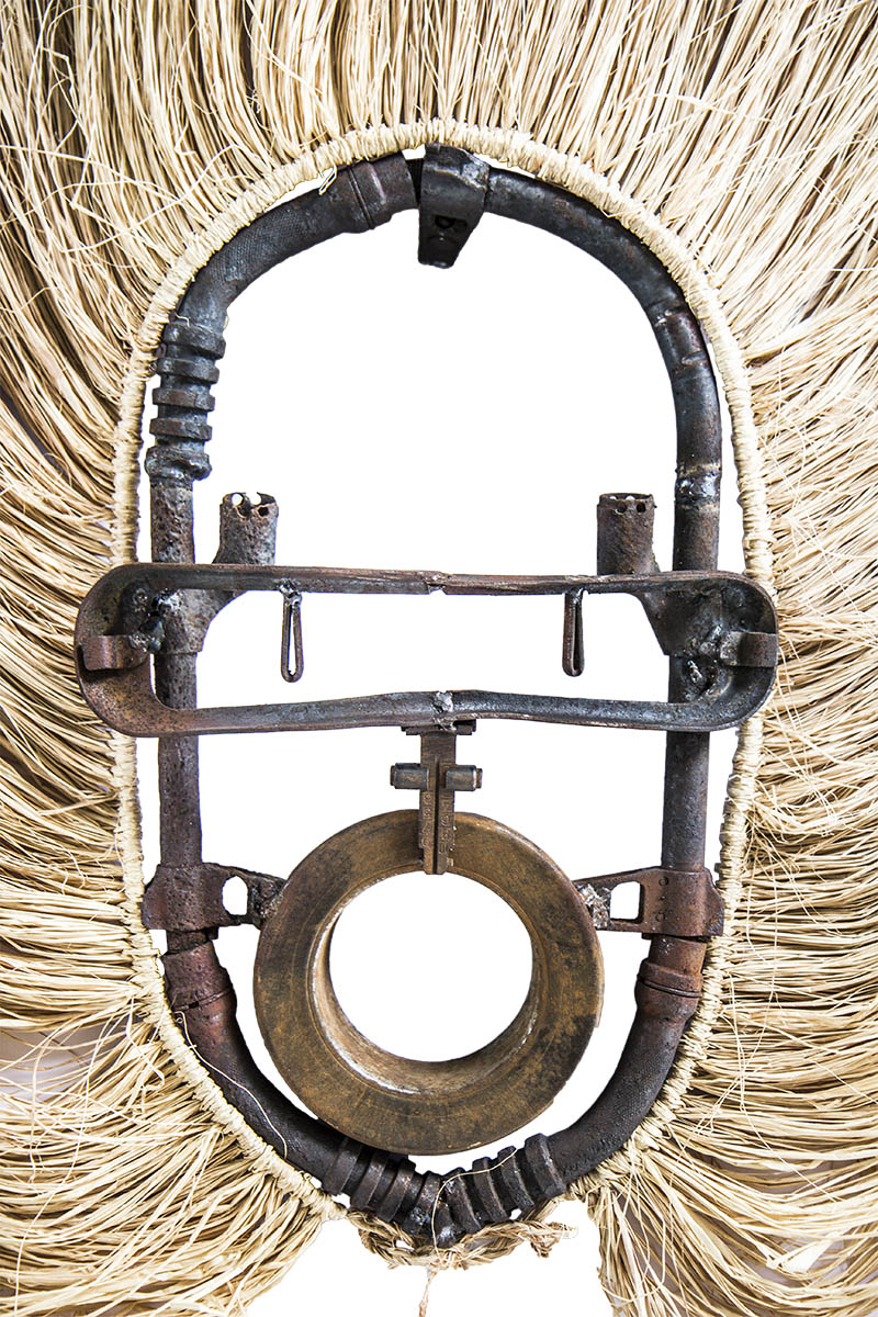 AK47, Liberia, fyrkuna, blacksmith, war mask, african mask, sculpture, civil war, decommissioned weapons