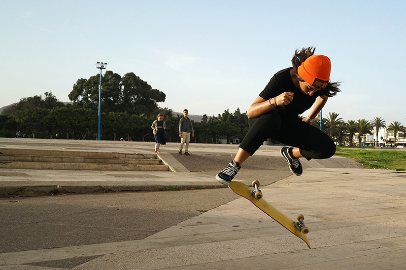 skate, agadir, maroc, woman, feminism, gender, morocco